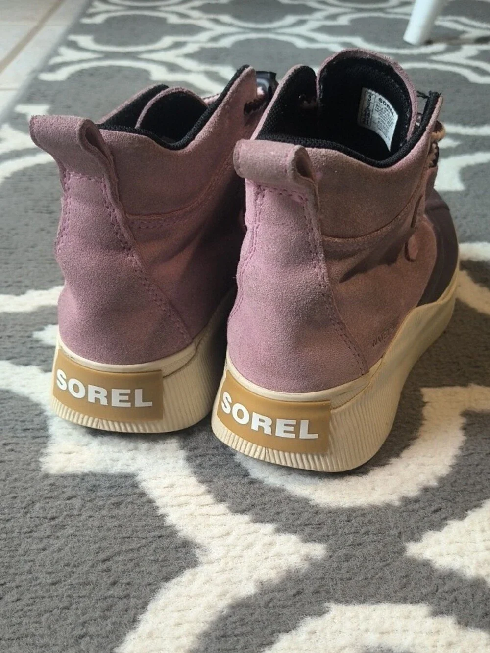 Sorel Kids Pink and Plum About Town Boot